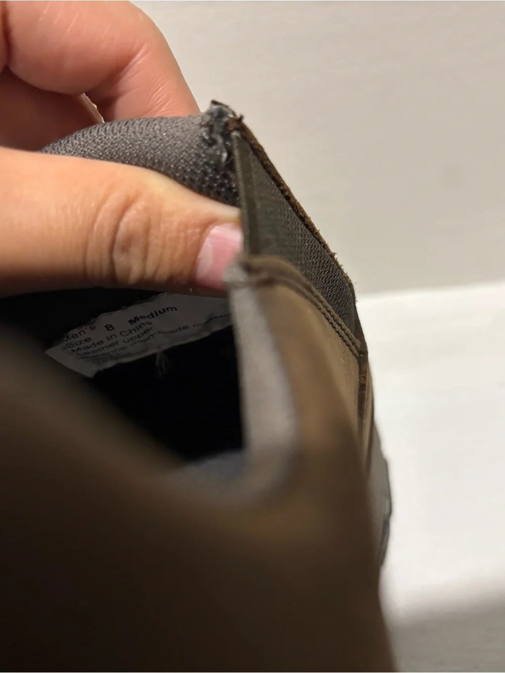 Duluth Trading Co Brown Nubuck Slip-On Boat Shoes